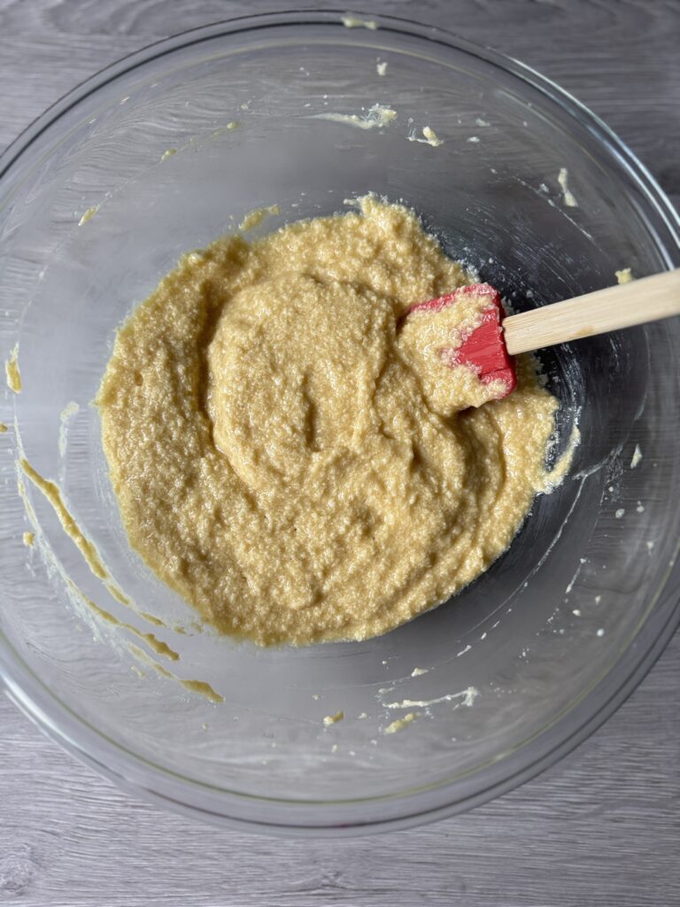 mixing wet ingredients