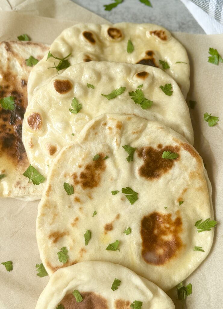 baked sourdough flatbread