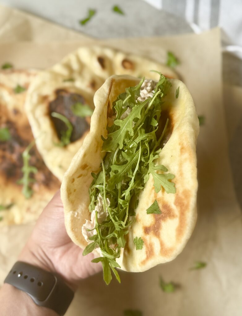 sourdough flatbread sandwich