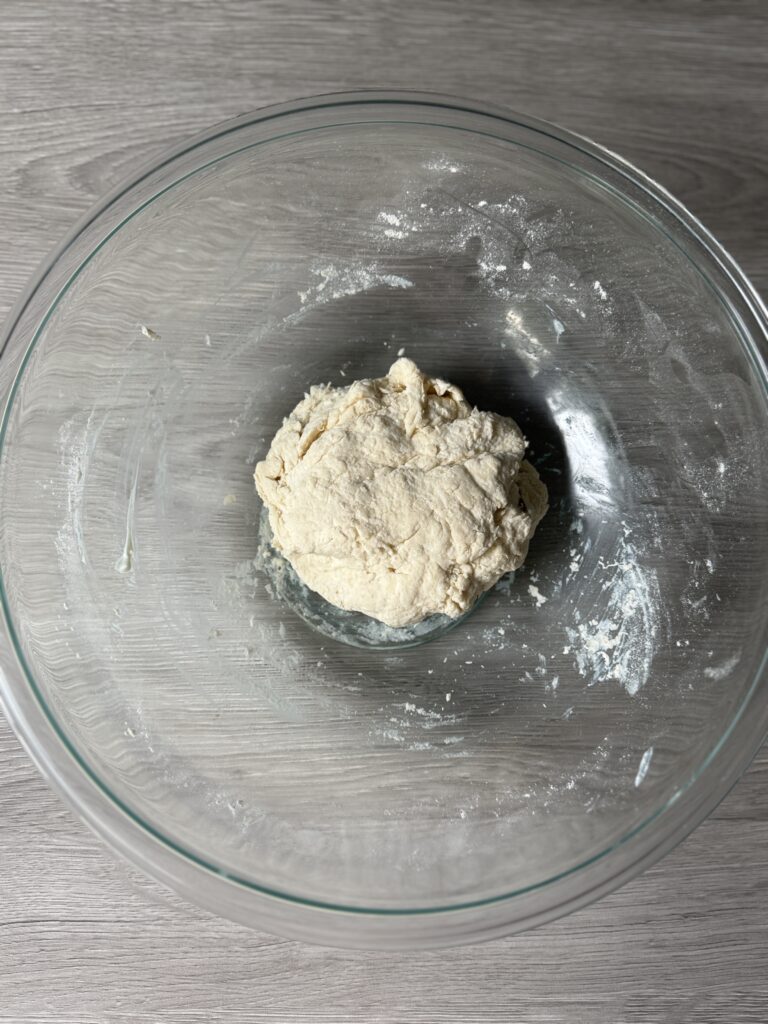 mixed flatbread dough