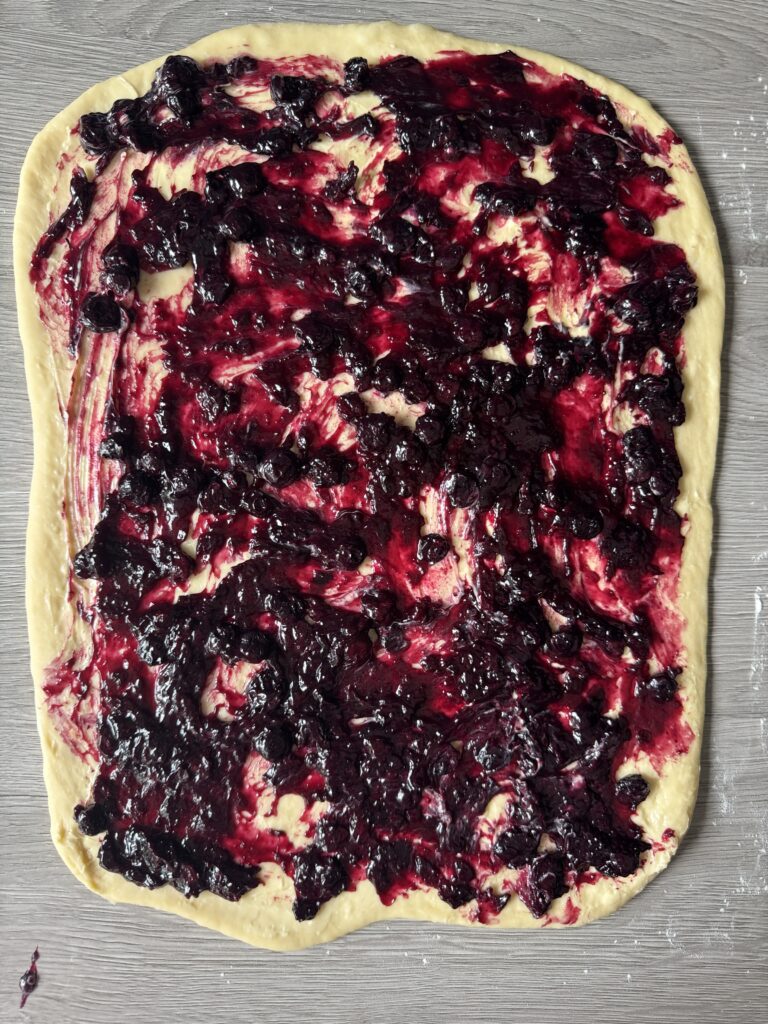 spreading jam