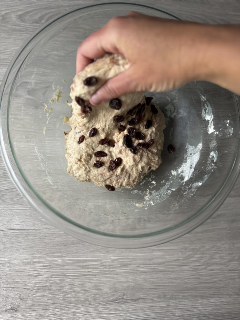 adding raisins