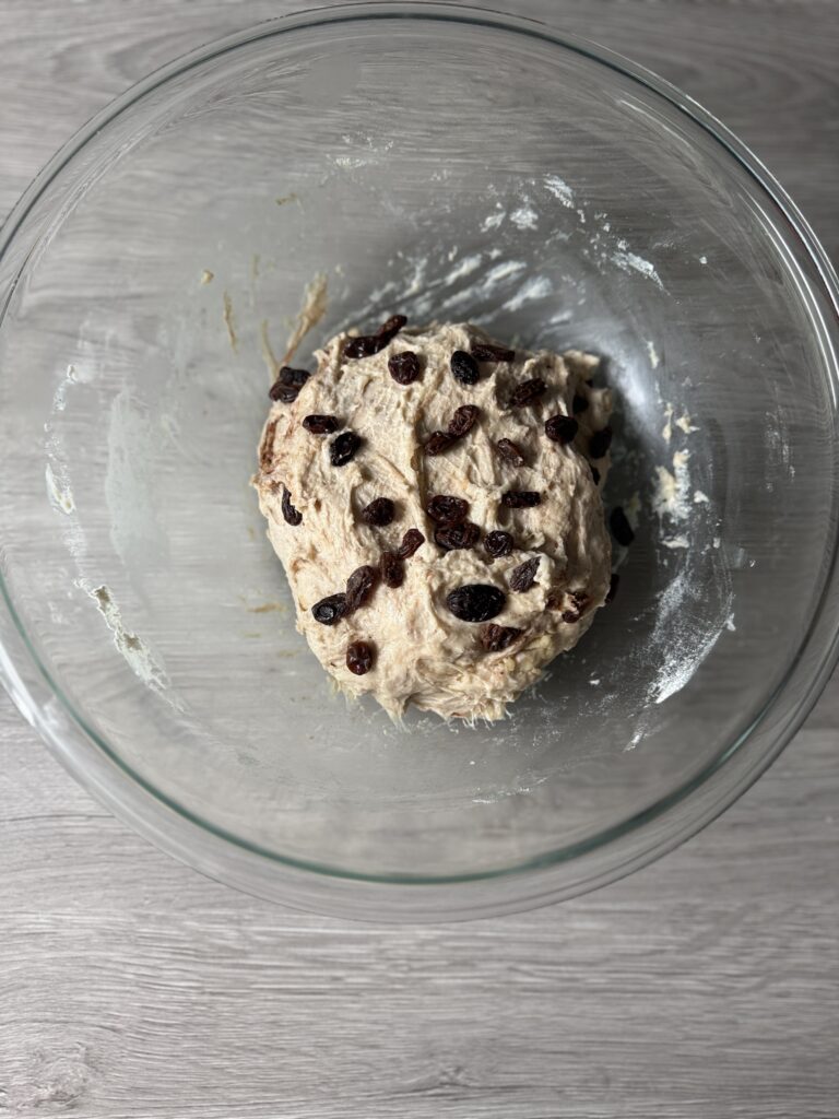 adding raisins