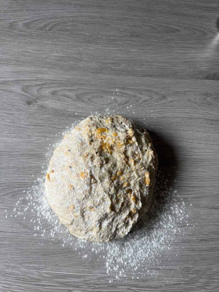 everything bagel sourdough English muffins