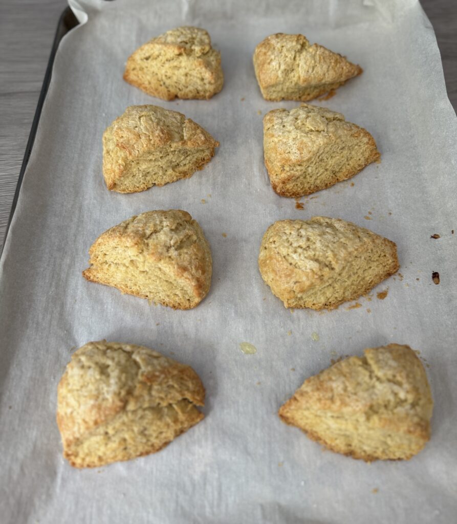 baked sourdough scones