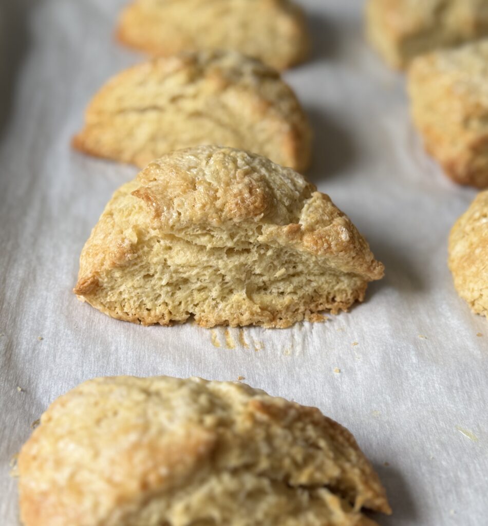 baked sourdough scone