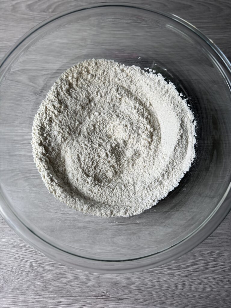 mixing scones