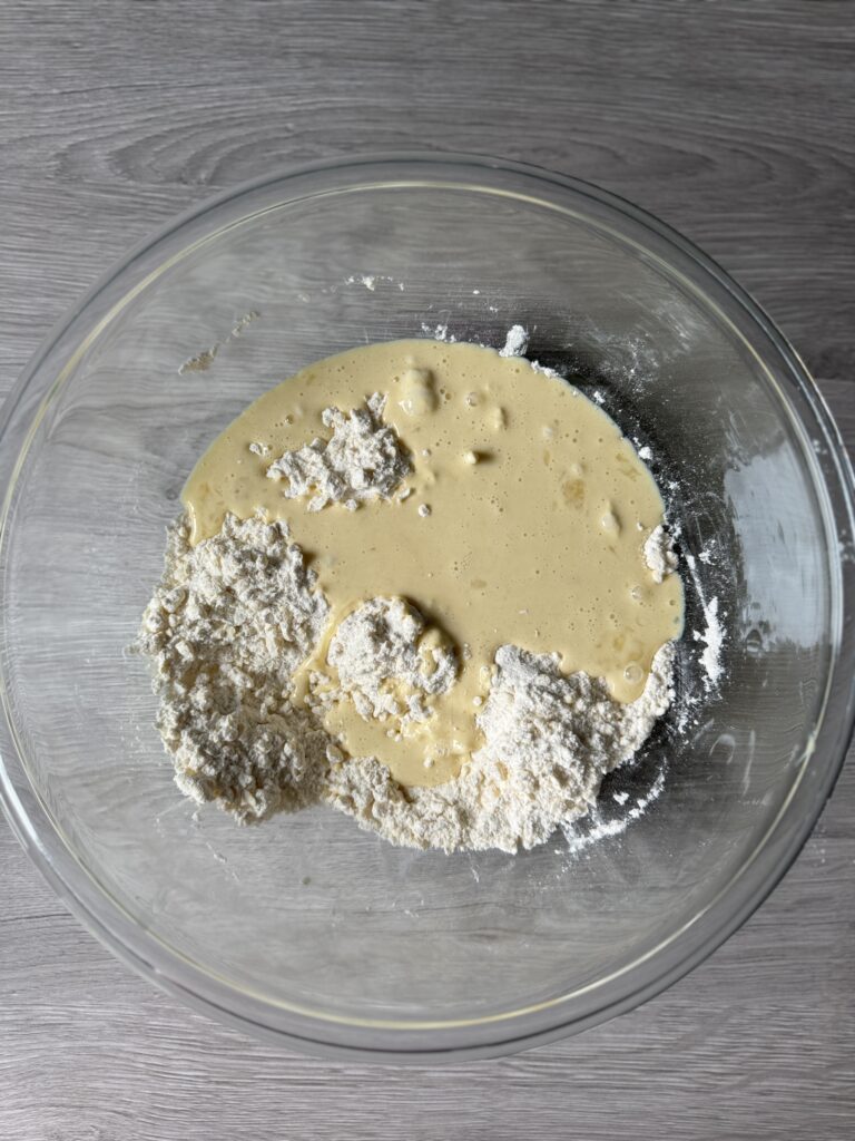mixing wet and dry