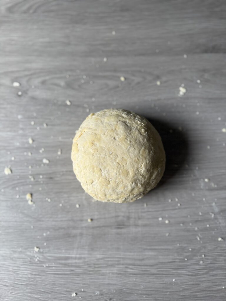 mixed biscuit dough