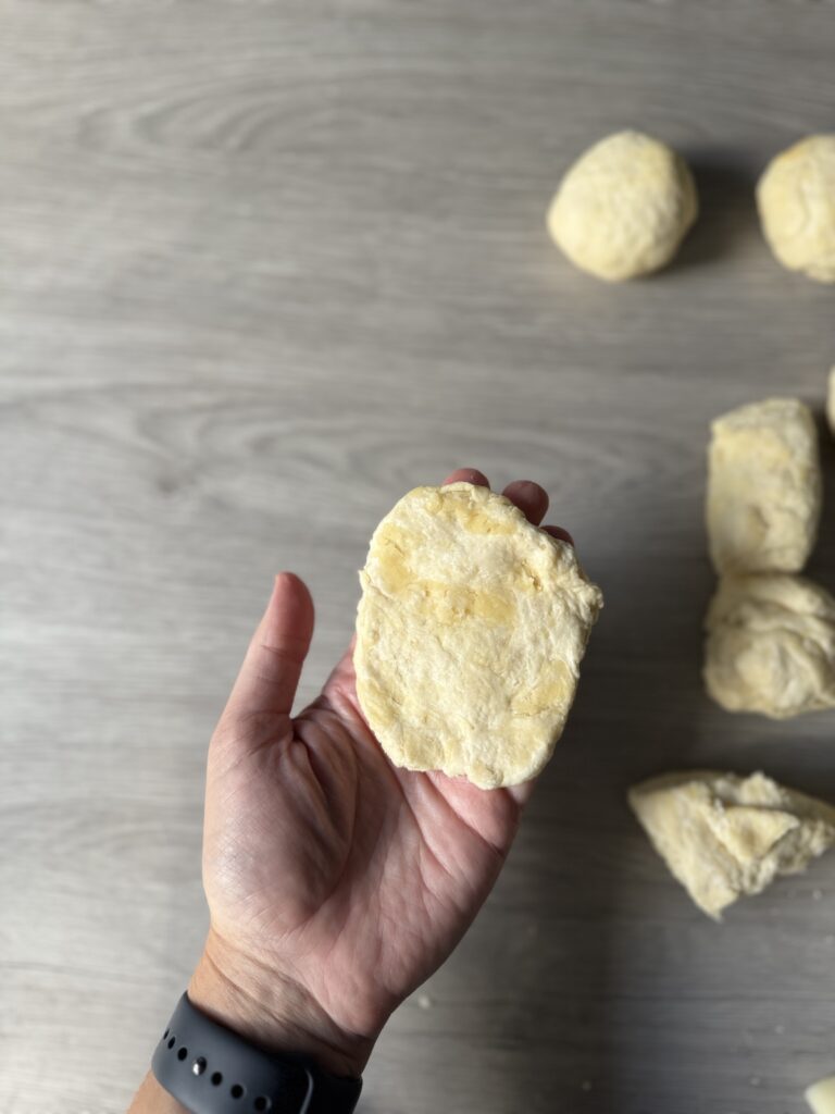 shaping biscuit bombs