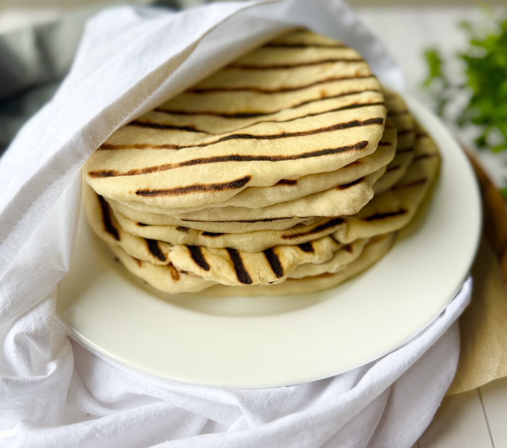 baked naan