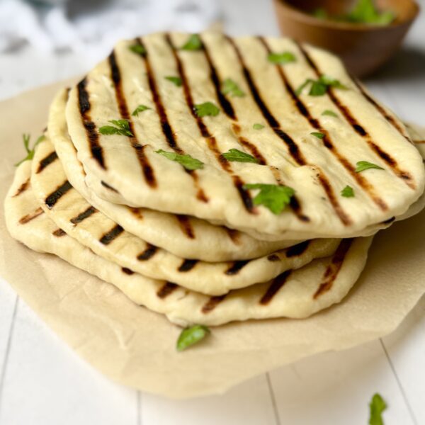 sourdough naan bread