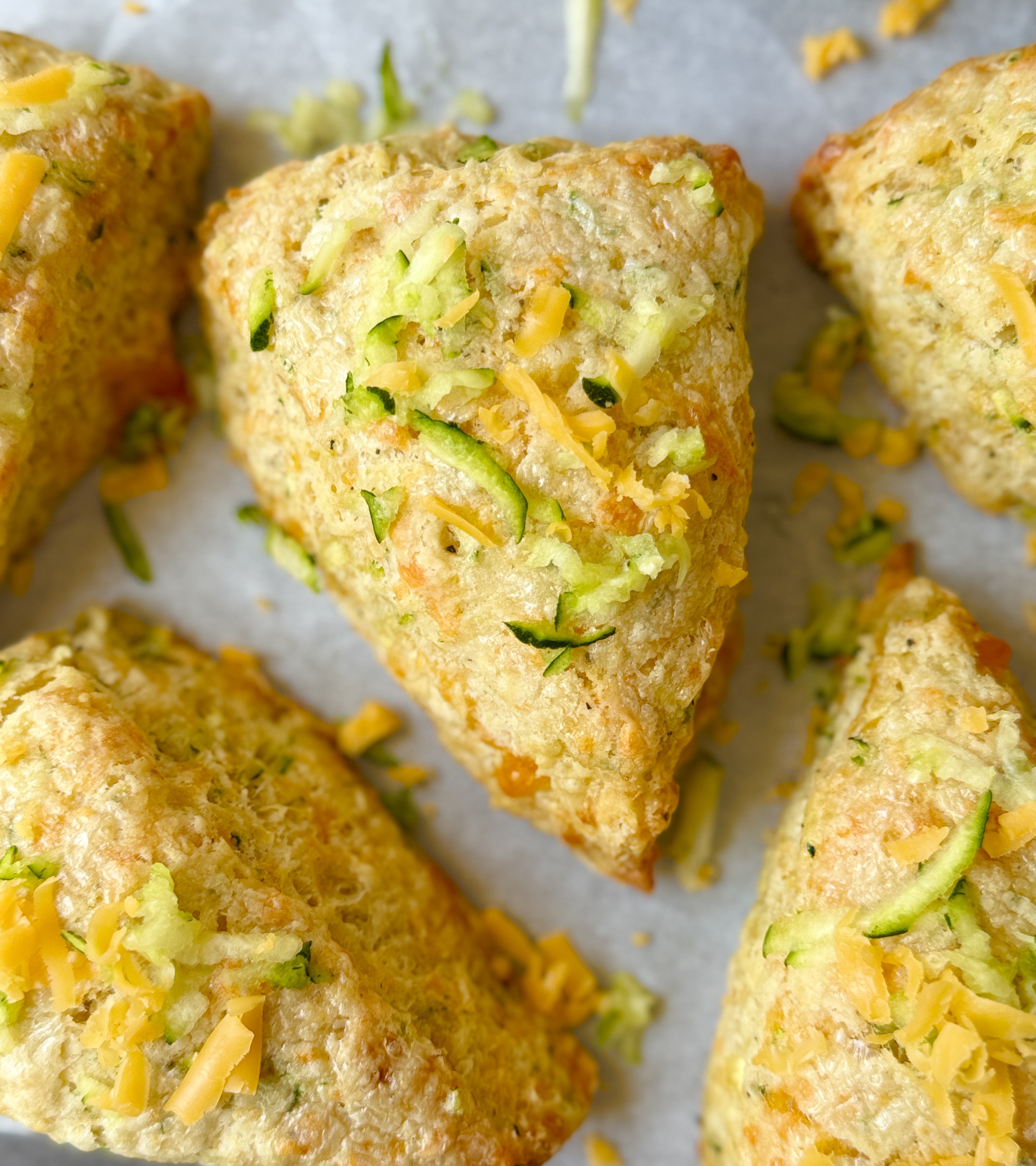 sourdough zucchini scones