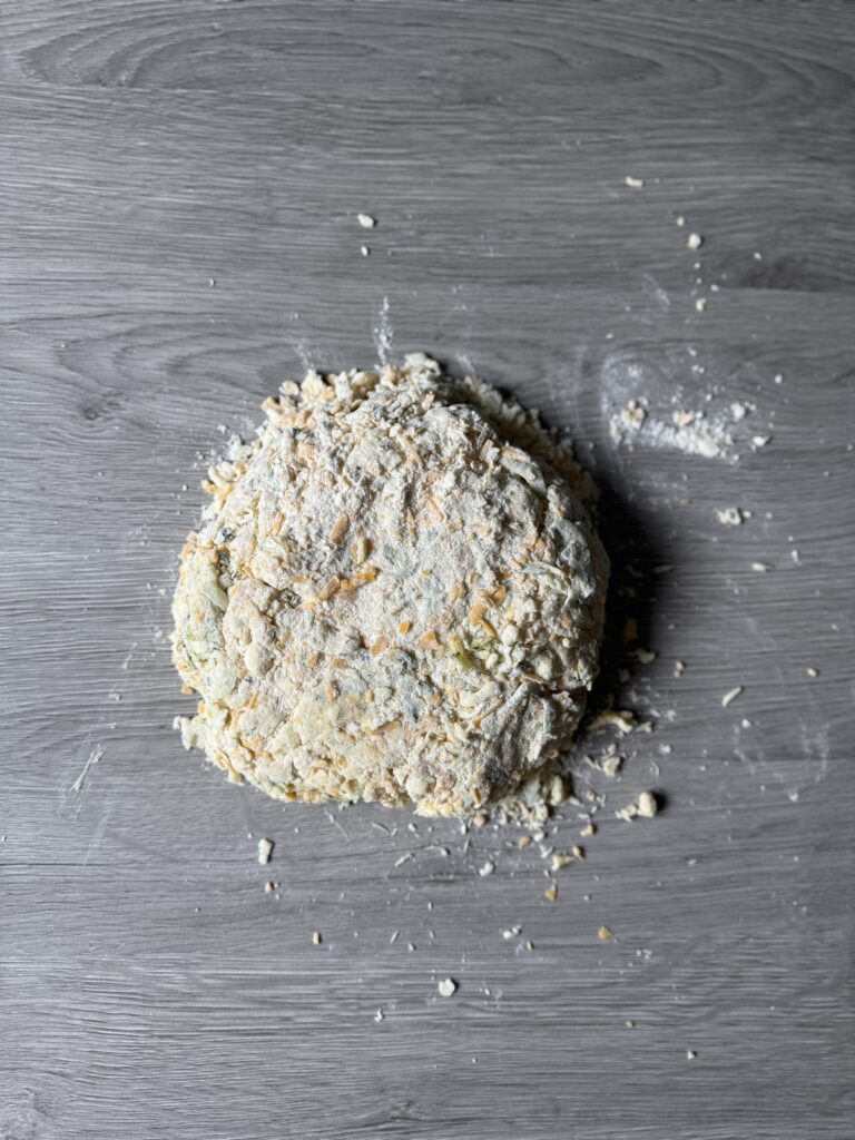 zucchini scone dough