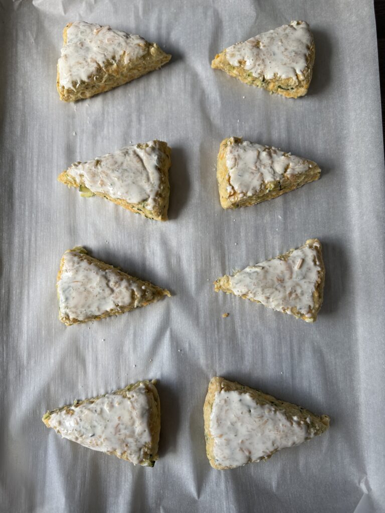 zucchini cheddar scones
