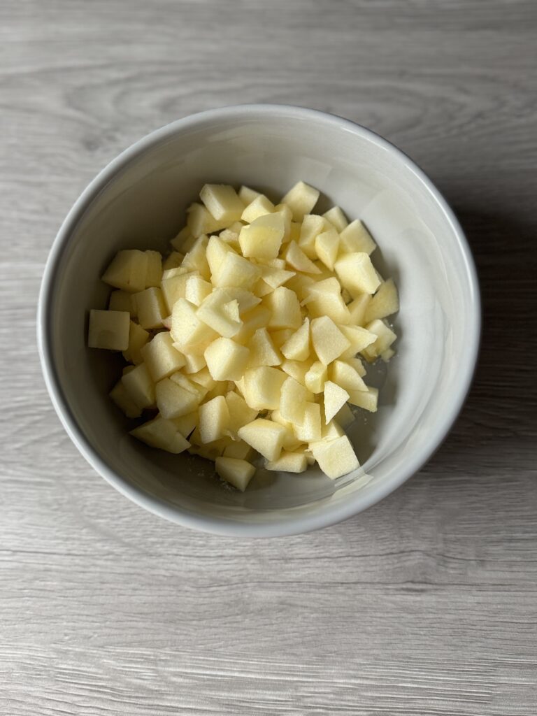 prepared apples