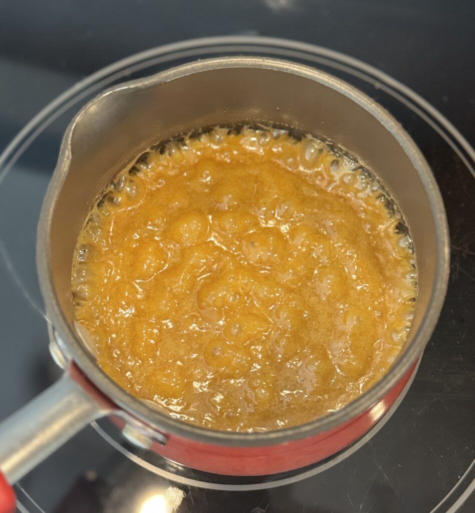 mixing glaze