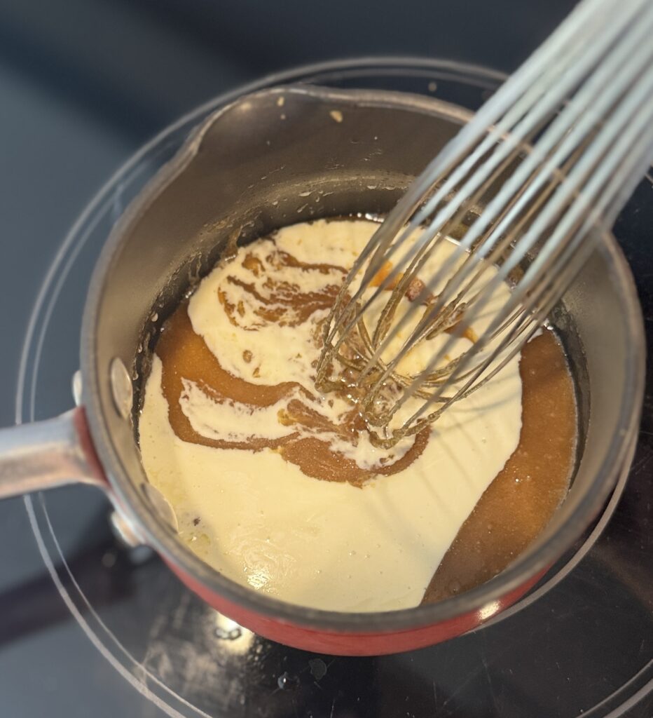 mixing glaze