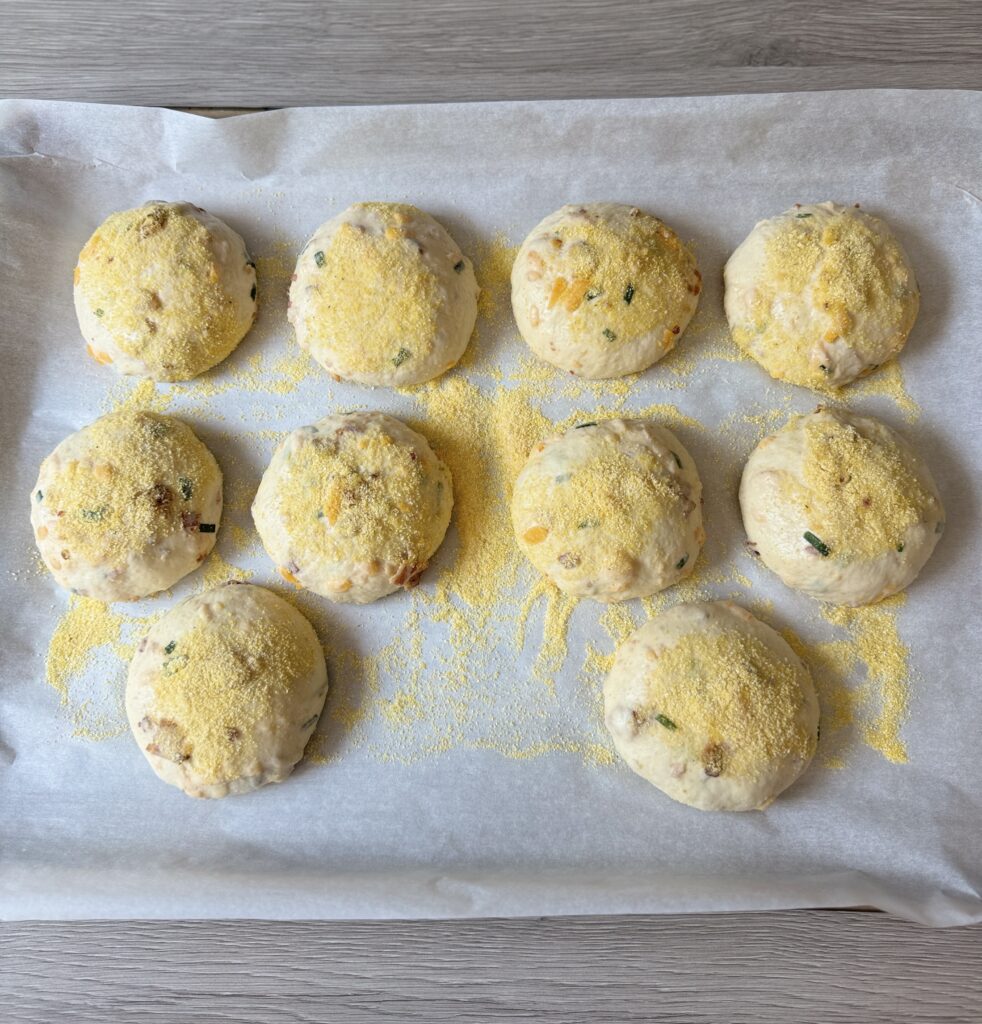 proofed English muffins
