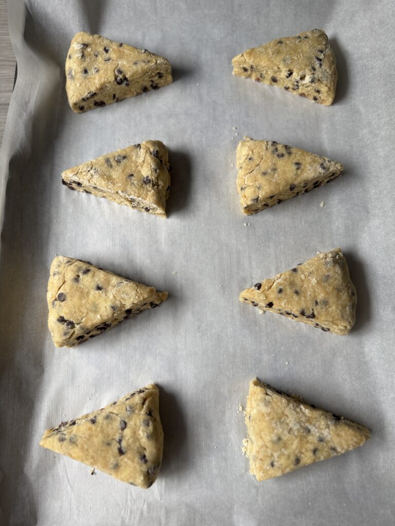 shaped CC sourdough scones