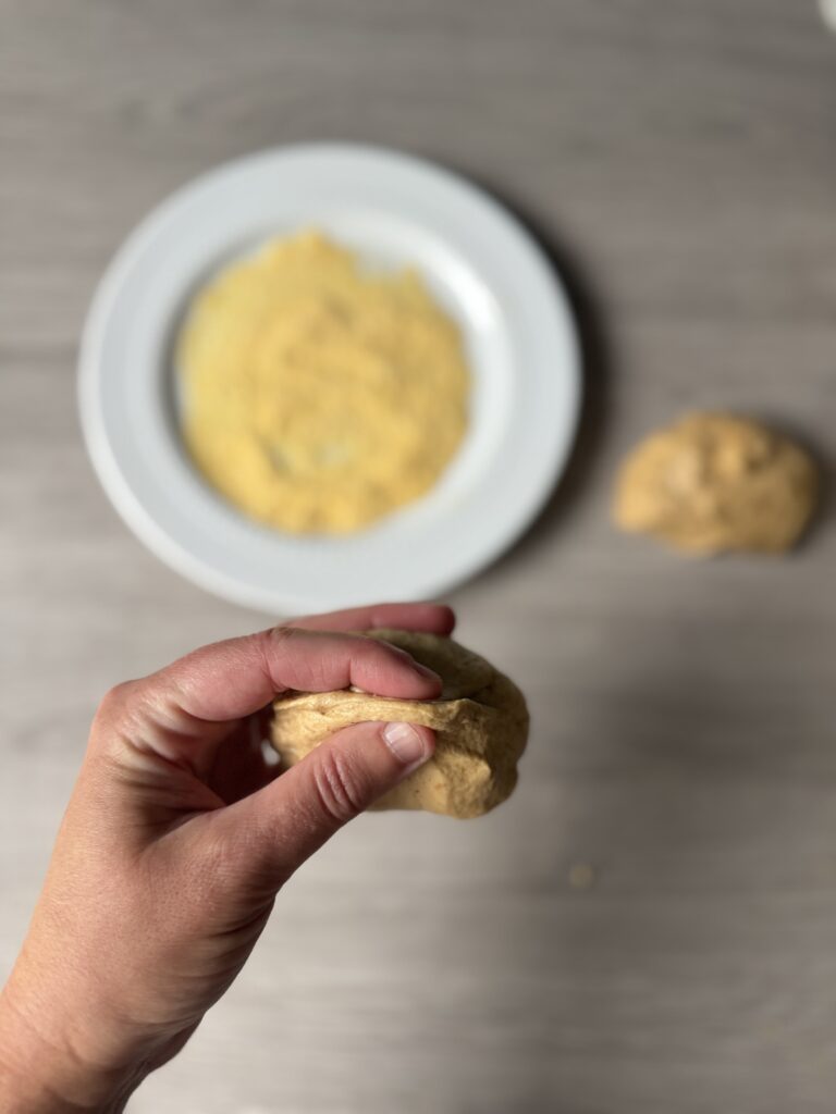 shaped English muffins