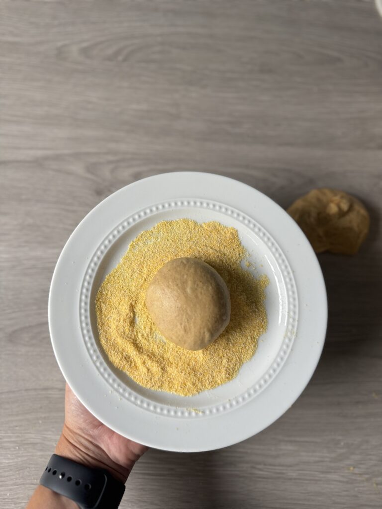 dipping English muffins