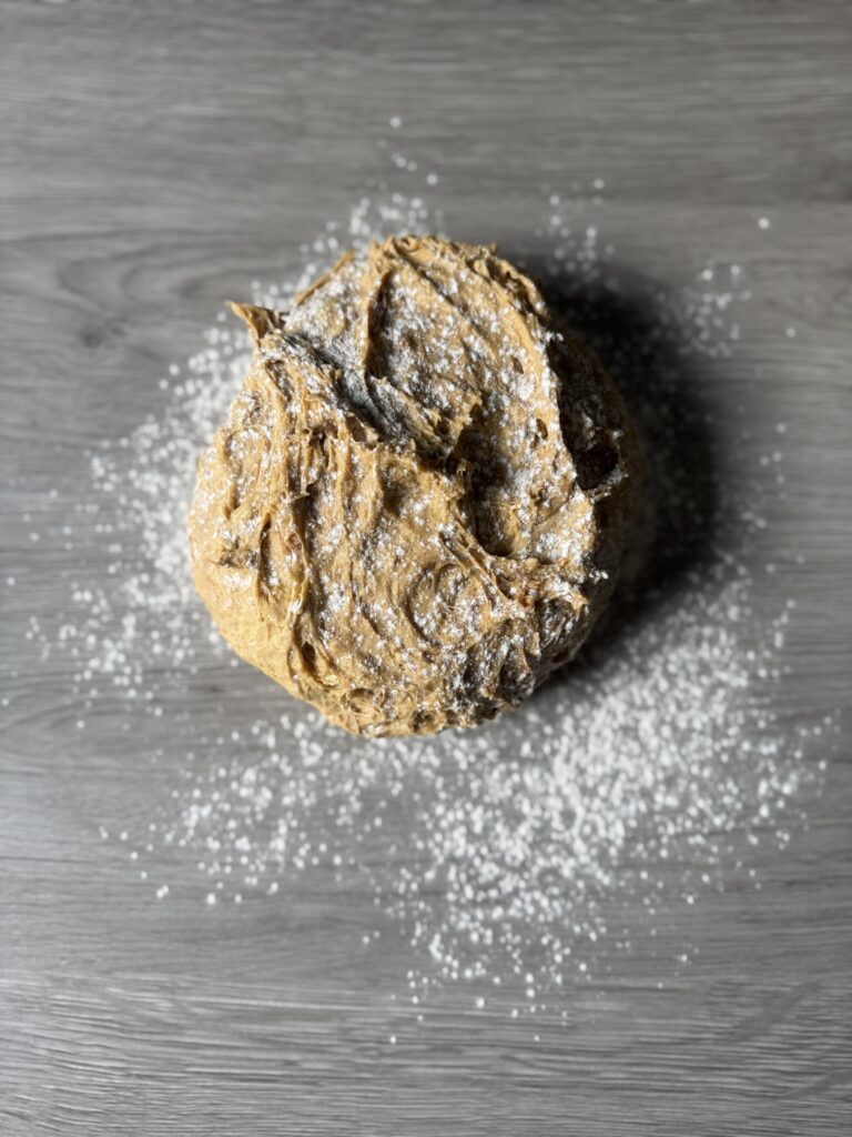 kneading the dough