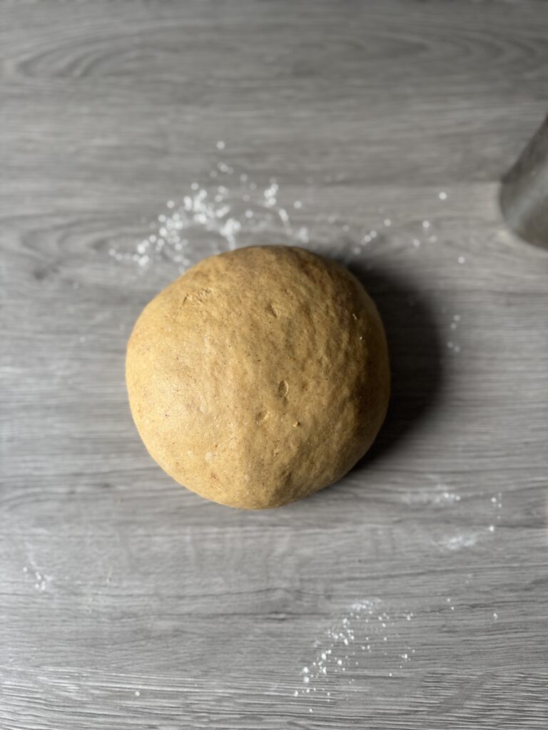 kneading the dough