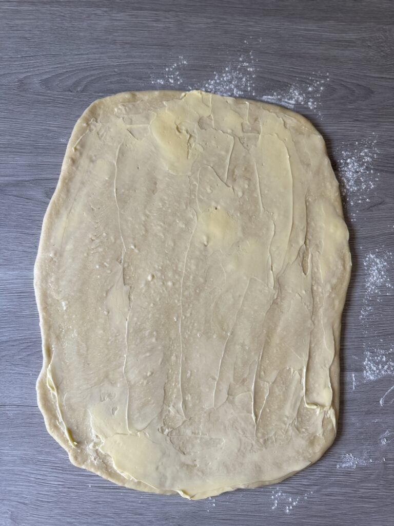 shaping cherry sweet rolls