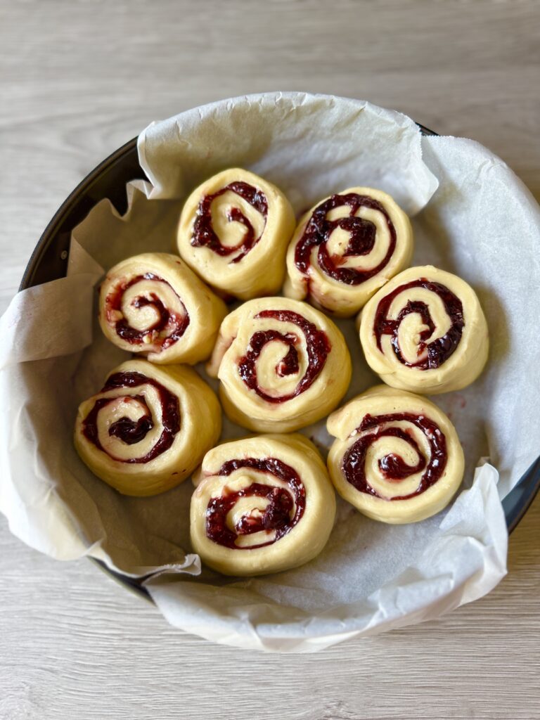 shaped cherry rolls