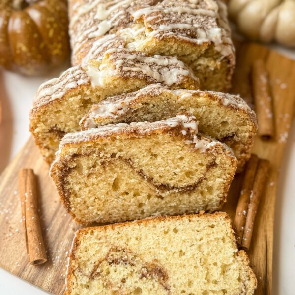 sourdough cinnamon swirl quick bread