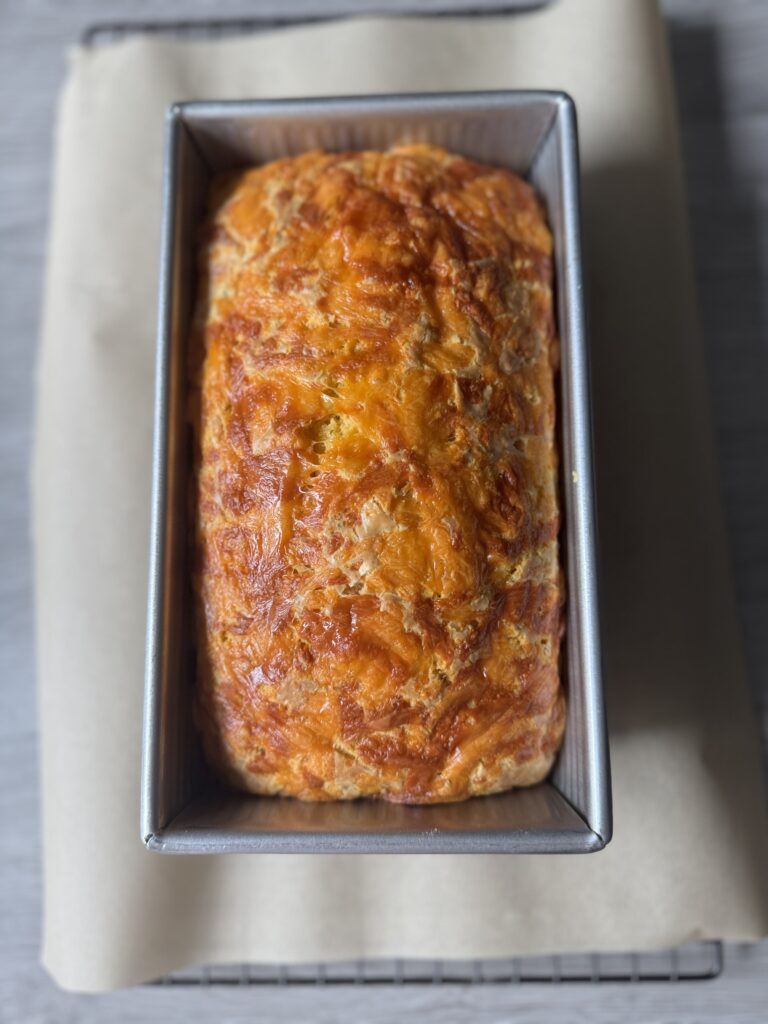 baked savory sourdough quick bread