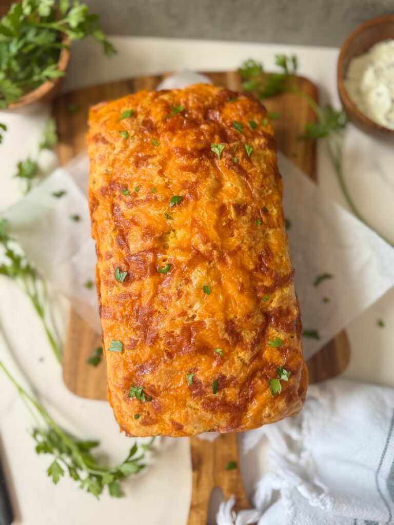 baked savory sourdough quick bread