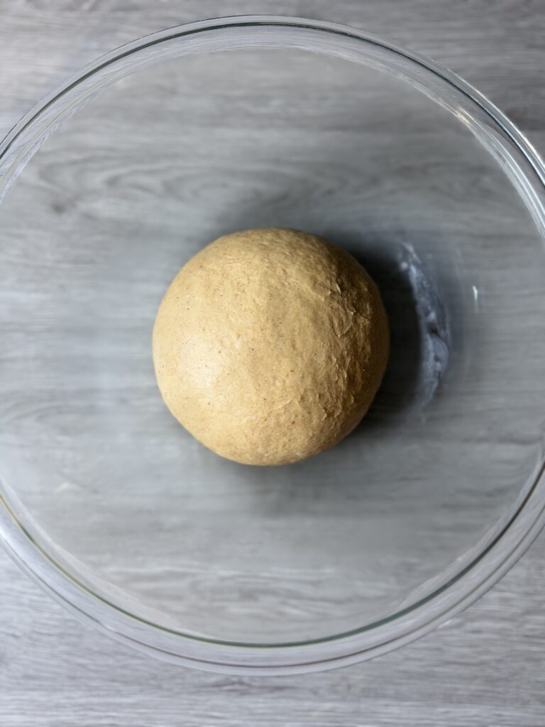 dough after stretch and fold