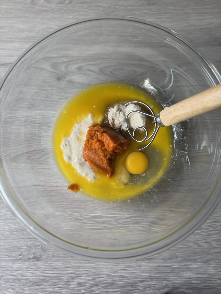 mixing ingredients 