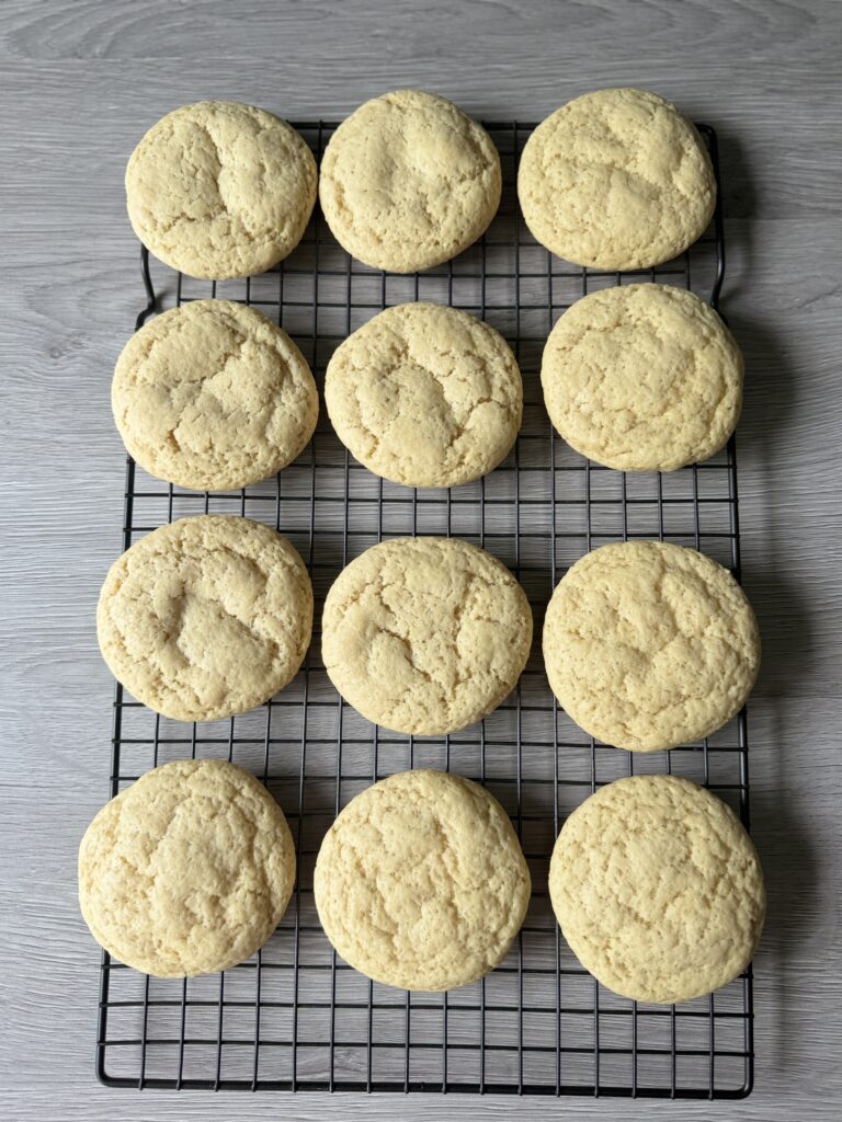 cooling maple sugar cookies