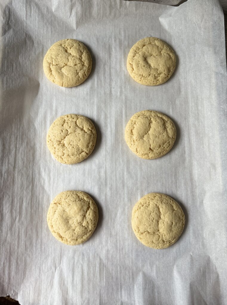 baked maple sugar cookies