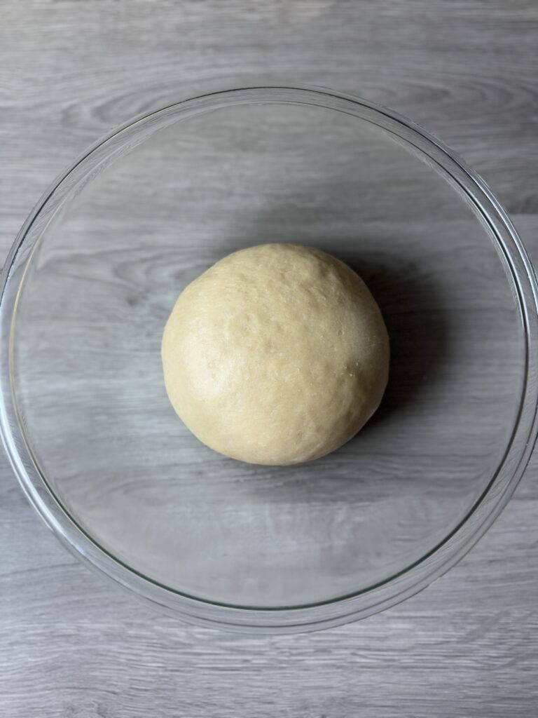 kneaded challah dough