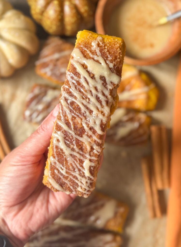 sourdough discard pumpkin sticks