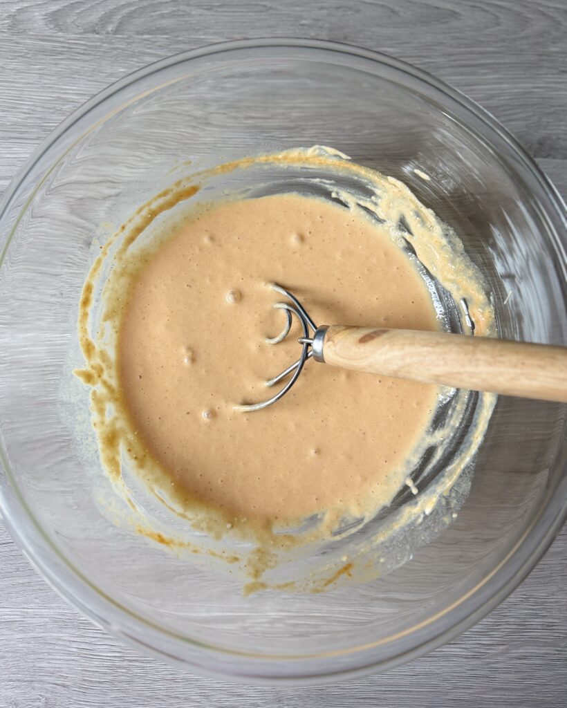 mixing ingredients