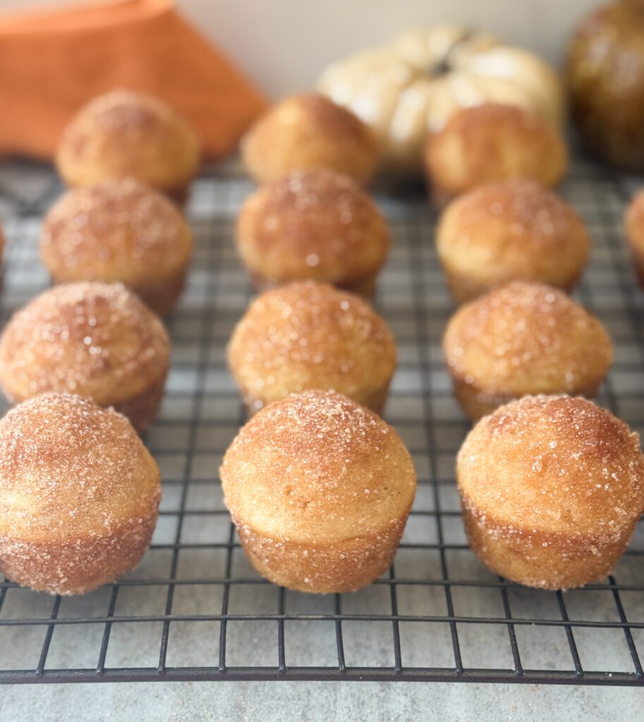 sourdough donut muffins