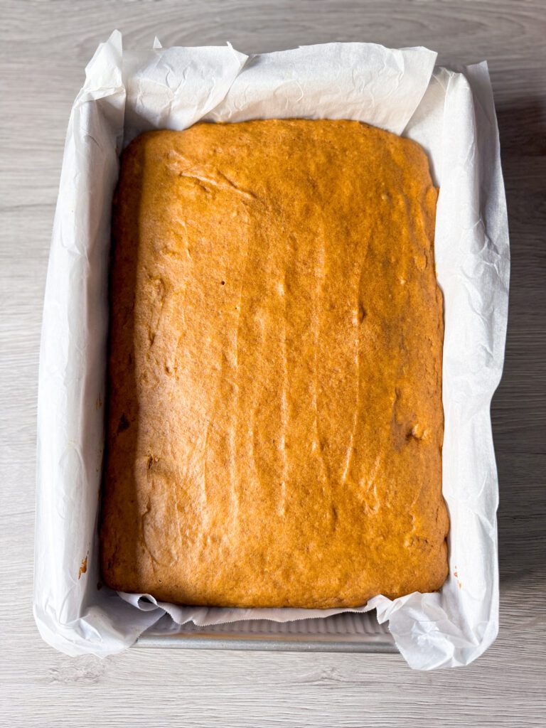baked sourdough pumpkin cake