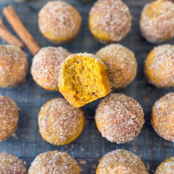 sourdough pumpkin donut muffins