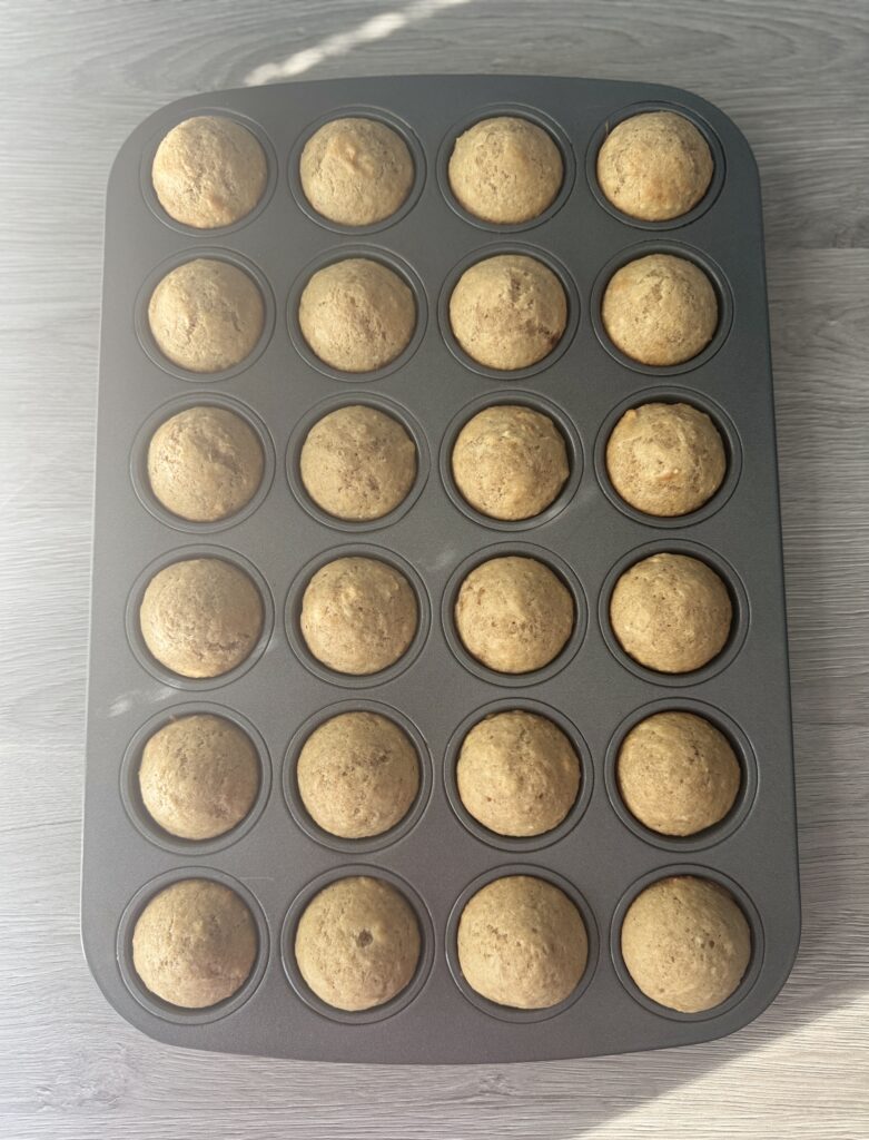 apple cider sourdough donut muffins
