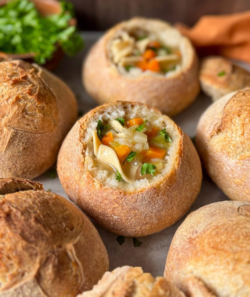 sourdough bread bowls
