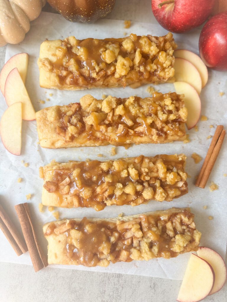glazed apple cinnamon discard sticks
