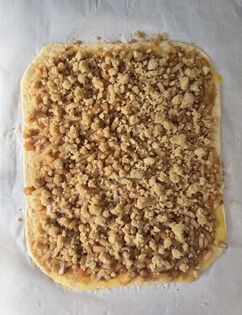 topped apple discard sticks