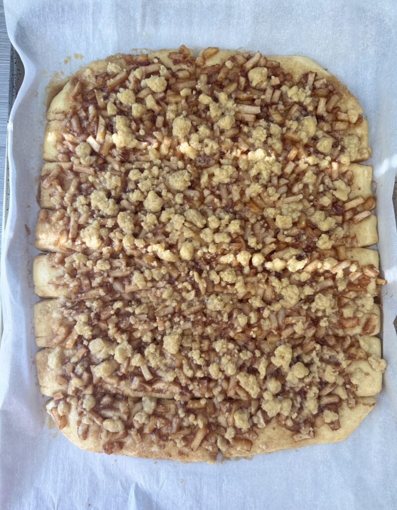 baked discard apple sticks
