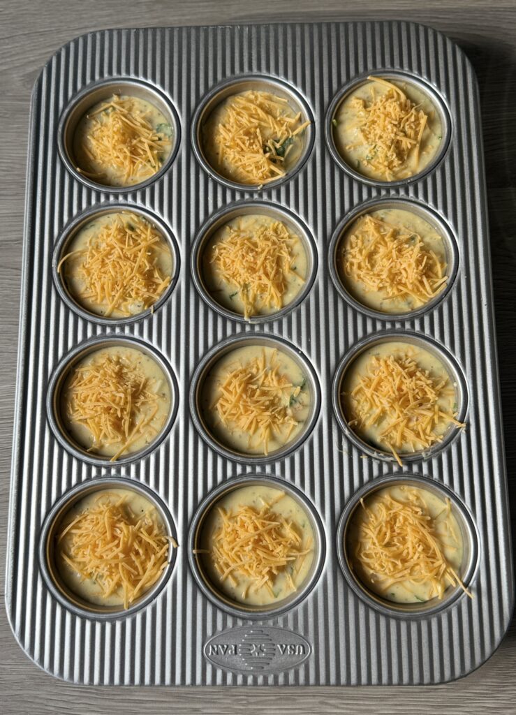 pre baked egg muffins