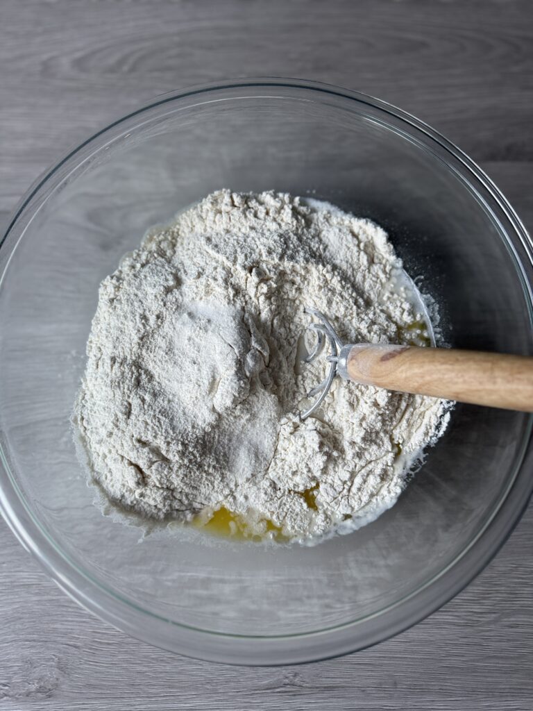 mixing ghost fougasse